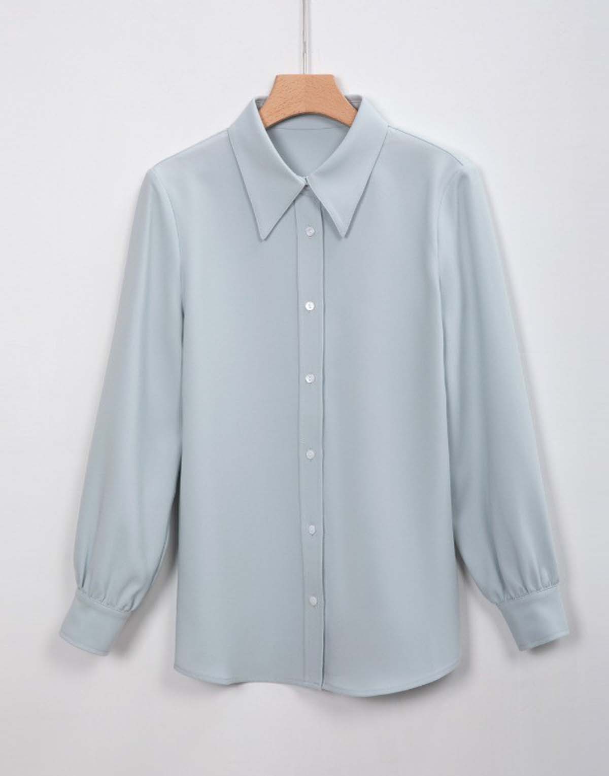 Chic Acetate Fabric Elegant Women's Shirt-s100-2